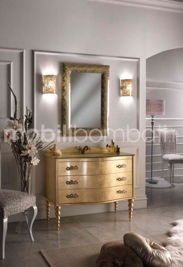 Specchio Decorato in Cristallo fuso - Image 2