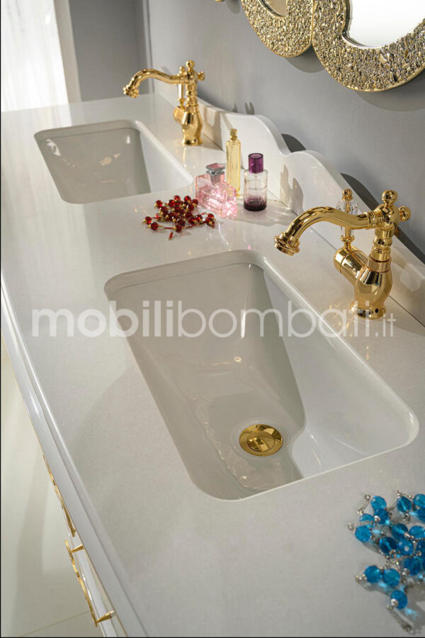 Mobile Bagno Art Decò Doppio Lavabo - Image 3