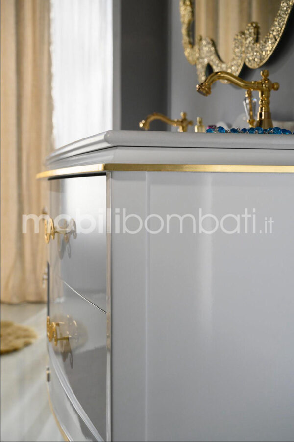 Mobile Bagno Art Decò Doppio Lavabo - Image 6