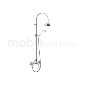 Colonna doccia esterna monocomando set doccia soffione in ottone in stile Classico - Made in Italy