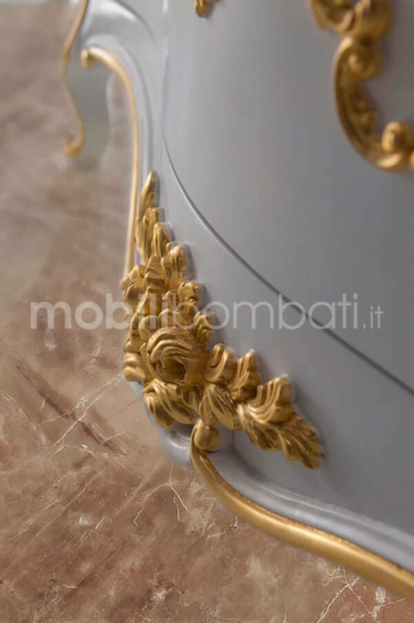 Mobile bagno stile barocco singolo lavabo top marmo - Image 4