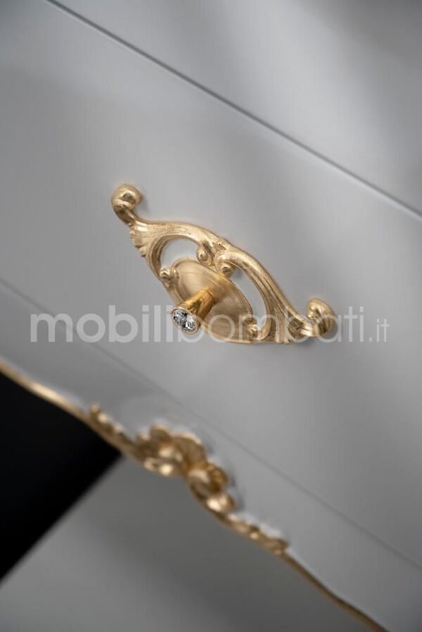 Mobile bagno bianco stile barocco - Image 2