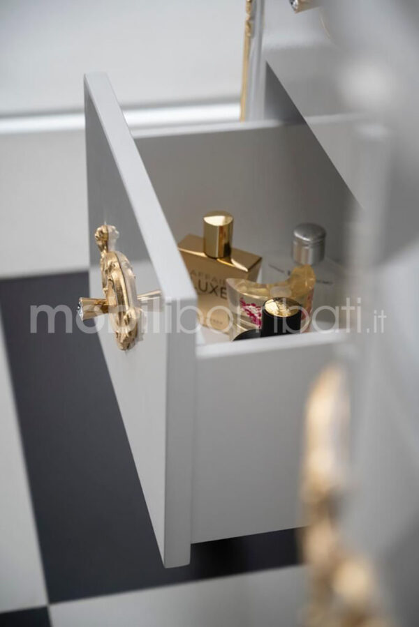Mobile bagno bianco stile barocco - Image 7